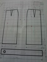 cartamodello gonna dritta